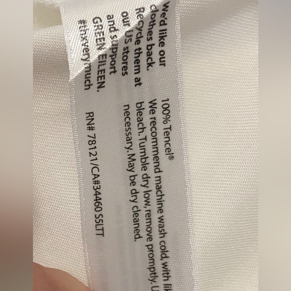 Eileen Fisher Small white shorts womens elegant $165 - Picture 7 of 7